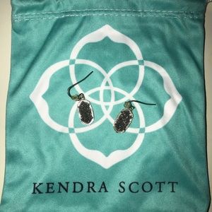 LIKE NEW Kendra Scott Drusy Dangle Earrings!